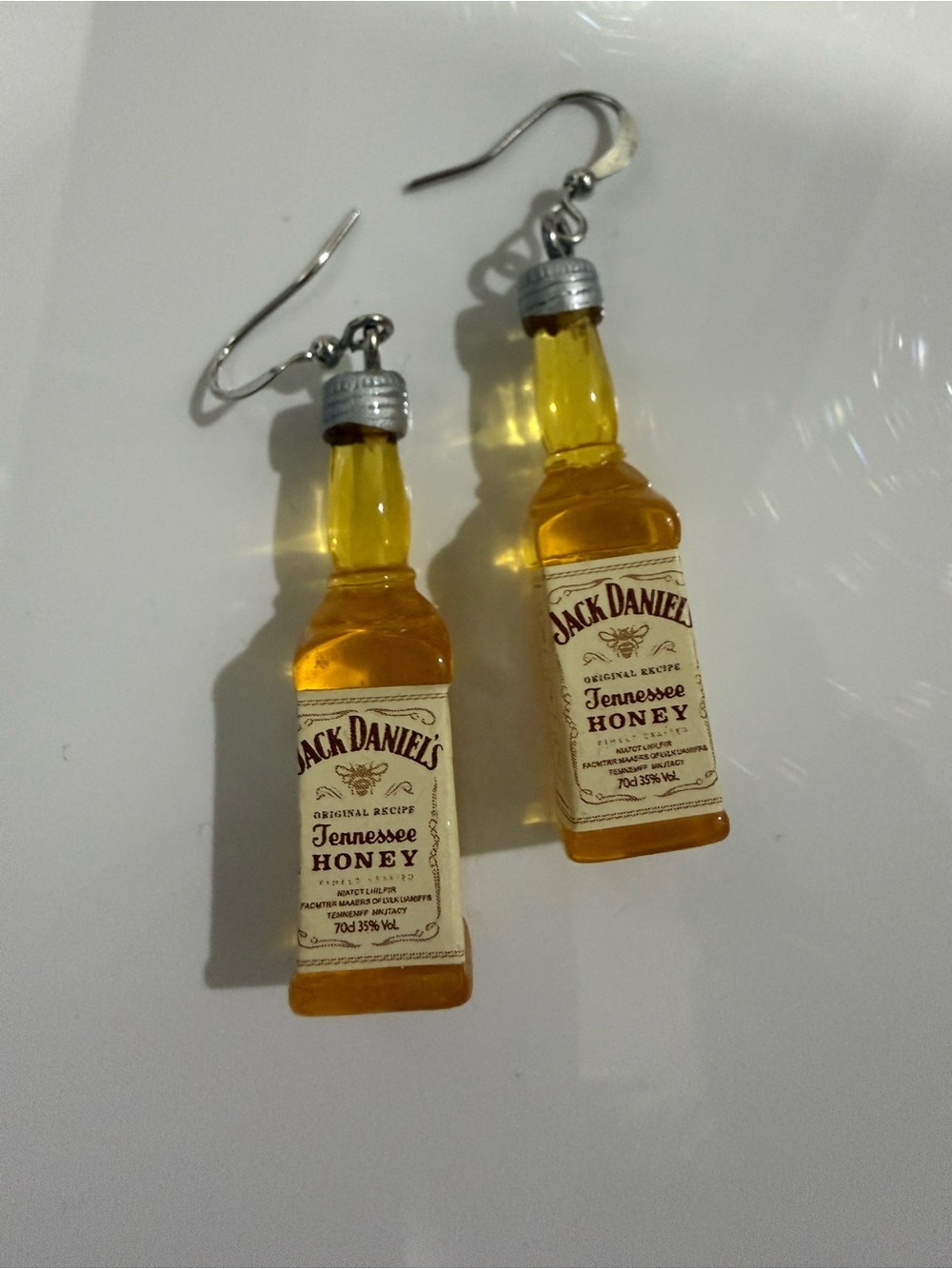 Mini Jack Daniel’s Tennessee Honey Beverage Earrings